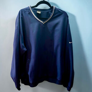 Nike Golf Men’s Blue V-Neck Windbreaker Jacket XL
